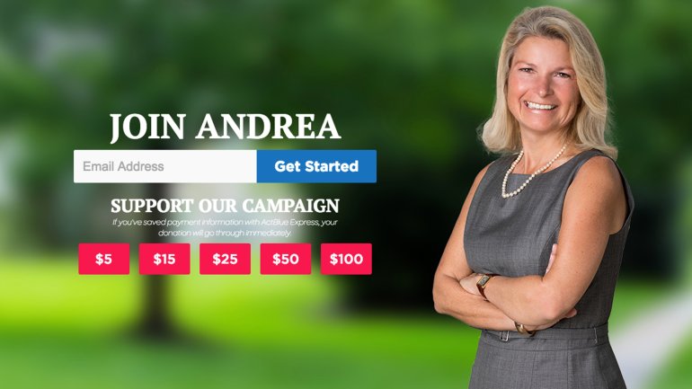 An image from Andrea Ramsey's campaign website.