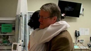 Bruce Brown visits Dr. Teresa Wu, the doctor he credits with saving his life a year ago. He collapsed from an artery blockage and died for nearly 2 hours before doctors were able to revive him. (Credit: KNXV) 