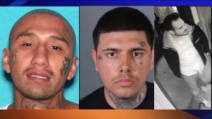 Jeremiah LaCroix, Jacob Webb and an unidentified man are seen in these images provided by the Los Angeles County Sheriff's Department on Dec. 22, 2018.