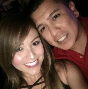 Angela Ochoa with her fiancé, Border Patrol agent Rogelio "Roger" Martinez, who died on the job in November. (Courtesy: Angela Ochoa)