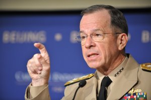 Joint Chiefs of Staff Adm. Mike Mullen speaks at the Carnegie Endowment for International Peace in Washington on Sept. 20, 2011. (Credit: Nicholas Kamm /AFP/Getty Images)