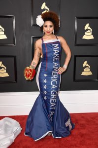 Singer Joy Villa attends the Grammy Awards at Staples Center on Feb. 12, 2017 in Los Angeles. (Credit: Frazer Harrison/Getty Images)