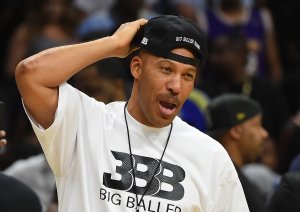 LaVar Ball attends the BIG3 at Staples Center on August 13, 2017 in Los Angeles, California. (Credit: Jayne Kamin-Oncea/Getty Images)