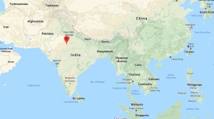 A bus crash on Dec. 23, 2017, that killed 33 people in Northern India happened in the Sawai Madhopur district of Rajasthan. (Credit: Google Maps)