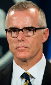 As acting director of the Federal Bureau of Investigation, Andrew McCabe speaks during a press conference at the U.S. Department of Justice in Washington, D.C., on July 13, 2017. (Credit: Jim Watson/AFP/Getty Images)