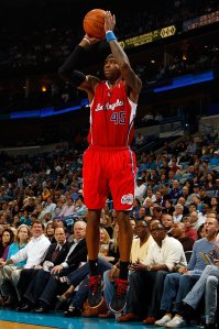 Rasual Butler of the Los Angeles Clippers shoots the ball during the game against the New Orleans Hornets at the New Orleans Arena on November 9, 2010 in New Orleans. (Credit: Chris Graythen/Getty Images)