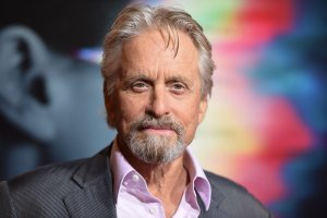 Actor Michael Douglas arrives for the world premiere of Columbia Pictures' "Flatliners," Sept. 27, 2017, at The Theatre at the Ace Hotel in Los Angeles. (Credit: Robyn Beck / AFP / Getty Images)