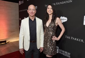 Amazon CEO Jeff Bezos and his wife, MacKenzie Bezos, donated $33 million to fund “Dreamer” scholarships. (Credit: Michael Kovac/Getty Images for J/P HRO Gala)