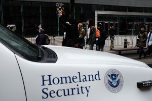 Hundreds of immigration activists, clergy members and others participate in a protest against President Donald Trump's immigration policies in front of the federal building on Jan. 11, 2018 in New York City. (Credit: Spencer Platt/Getty Images)