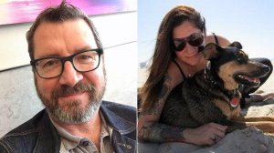 Brian Reichelt, left, is seen in a photo posted to his Facebook page on Feb. 12, 2017; Kimberly Watzman is seen in a photo posted to her Facebook page on March 12, 2013.