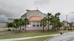 Sacred Heart Catholic Church is seen in an image from Google Maps.