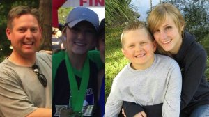The Birnkrant family, from left: Michael, Amy, Drew and an 11-year-old son, are seen in photos shared by friends and on social media.