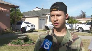 Victor Quinonez in an interview on Jan. 29, 2018. (Credit: KTLA)