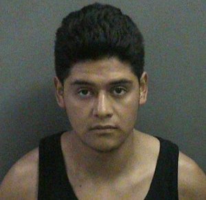 Elias Omar Xicotencatl, 26, is seen in a booking photo released by the Orange County District Attorney's Office.