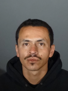 Rafael Lopez, 27, is seen in a booking photo from Feb. 20, 2018, released by the Huntington Park Police Department.