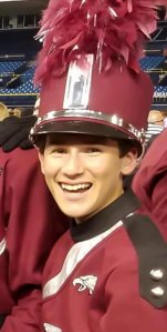 Alex Schachter is seen taking part in the school marching band and orchestra. (Credit: Facebook/Lisa Jackson Nesmith via CNN)