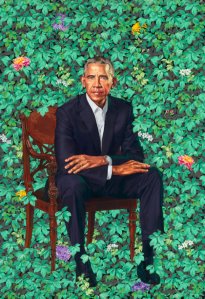 “Barack Obama” by Kehinde Wiley was unveiled at the National Portrait Gallery on Feb. 12, 2018.