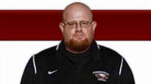 Aaron Feis is seen in an image posted to the @MSDEagles Twitter page.