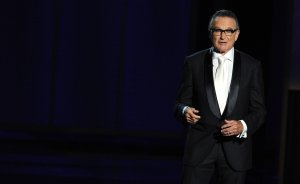 Robin Williams speaks on stage during the 65th Annual Primetime Emmy Awards held at Nokia Theatre L.A. Live on Sept. 22, 2013, in Los Angeles. (Credit: Kevin Winter/Getty Images)