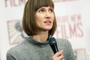 Rachel Crooks speaks during a press conference held by women accusing Trump of sexual harassment in New York City on Dec. 11, 2017. (Credit: Monica Schipper/Getty Images)