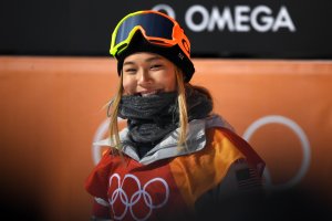 Chloe Kim is seen at the Pyeongchang 2018 Winter Olympic Games at Phoenix Snow Park on Feb. 12, 2018 in Pyeongchang-gun, South Korea. (Credit: David Ramos/Getty Images)