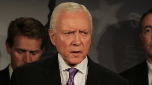 Sen. Orrin Hatch is seen speaking in this undated file photo from CNN.