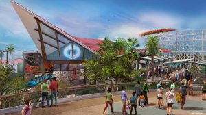 One of the new Pixar Pier neighborhoods will be inspired by "The Incredibles." (Credit: Disney-Pixar)