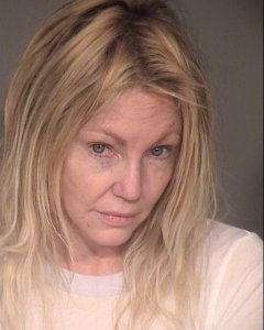Heather Locklear is seen in a booking photo released by the Ventura County Sheriff's Office.