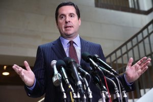 Rep. Devin Nunes speaks to reporters in this undated photo. (Credit: Win McNamee/Getty Images via CNN)