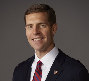 Conor Lamb is seen in a campaign photo. (Credit: CNN)