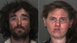 Roy Ling and Sara Wilson are shown in photos released by the Victorville Police Department on Feb. 21, 2018.