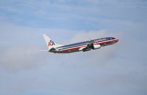 In this file photo, an American Airlines plane takes off from the Miami International Airport on November 12, 2013. (Credit: Joe Raedle/Getty Images)