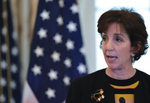 Assistant Secretary of State for Western Hemisphere Affairs Roberta Jacobson speaks at a luncheon during the Washington Conference on the Americas at the State Department on May 3, 2016. (Credit: Mandel Ngan / AFP / Getty Images)