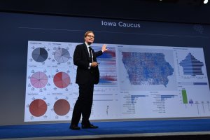 CEO of Cambridge Analytica Alexander Nix speaks at the Concordia Summit at Grand Hyatt New York on Sept. 19, 2016. (Credit: Bryan Bedder / Getty Images)
