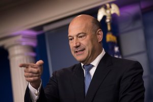 Gary Cohn speaks during the daily news briefing at the James Brady Press Briefing Room of the White House, September 28, 2017. (Credit: Drew Angerer/Getty Images)