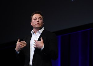 SpaceX CEO Elon Musk speaks at the International Astronautical Congress on Sept. 29, 2017, in Adelaide, Australia. (Credit: Mark Brake / Getty Images)