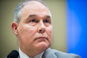 Environmental Protection Agency Administrator Scott Pruitt testifies before the House Energy and Commerce Committee about the mission of the U.S. Environmental Protection Agency on Dec. 7, 2017 in Washington, D.C. (Credit: Pete Marovich/Getty Images)