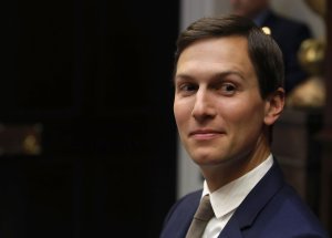 White House senior advisor Jared Kushner participates in a prison reform roundtable with President Donald Trump in the Roosevelt Room on January 11, 2018. (Credit: Mark Wilson/Getty Images)
