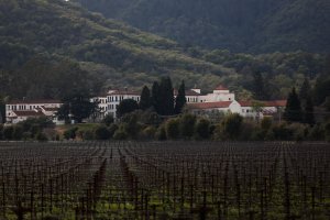 The Veterans Home of California is seen during an active shooter turned hostage situation on March 9, 2018, in Yountville. (Credit: Stephen Lam / Getty Images)