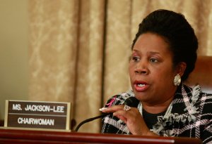 Rep. Sheila Jackson-Lee, D-TX, speaks during a House Homeland Security Committee hearing on Capitol Hill on Dec. 16, 2009 in Washington, D.C. (Credit: Mark Wilson/Getty Images)