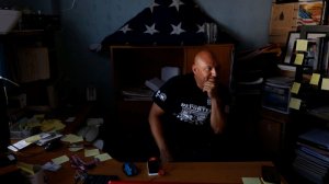 A 2017 photo shows Hector Barajas at the Deported Veterans Support House in Tijuana, Mexico. (Credit: Gary Coronado / Los Angeles Times)