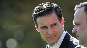 White House Personal Aide to the President John McEntee leaves the White House on Nov. 29, 2017, in Washington, D.C. (Credit: Chip Somodevilla/Getty Images)