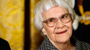 Pulitzer Prize winner and "To Kill A Mockingbird" author Harper Lee smiles before receiving the 2007 Presidential Medal of Freedom in the East Room of the White House Nov. 5, 2007, in Washington, D.C. (Credit: Chip Somodevilla/Getty Images)