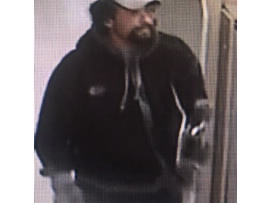An image provided by Los Angeles police on March 2, 2018 shows a man accused of attacking a woman in a laundromat in Pico-Union.