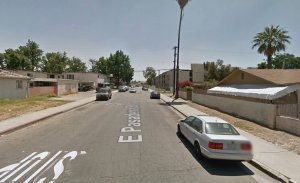 The 1300 block of East Pasadena Street is shown in a Street View image from Google Maps.