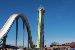An undated photo shows Verruckt, certified by Guinness World Records in May 2014 as the world's tallest water slide, at the Schlitterbahn Waterpark in Kansas City, Kansas. (Credit: Schlitterbahn/CNN)