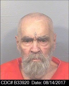 Charles Manson is seen in an Aug. 14, 2017, photo from the California Department of Corrections and Rehabilitation.