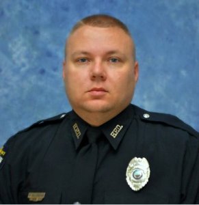 CNN obtained this image of Officer Phillip Meacham from the Hopkinsville Police Department on March 30, 2018.