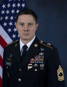 Master Sgt. Jonathan J. Dunbar, 36, is seen in a photo released March 31, 2018, by the U.S. Department of Defense.