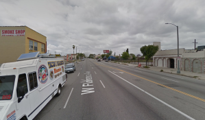 The 1600 block of Florence Avenue in South Los Angeles in seen in a Google Maps Street View image from May 2017.